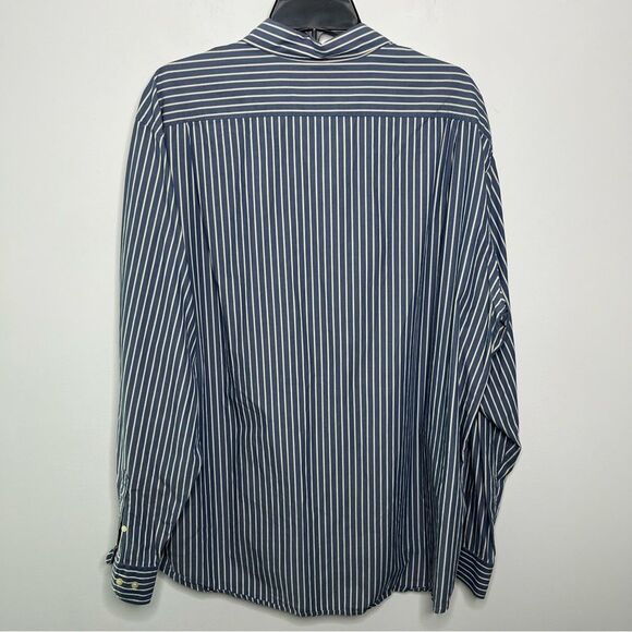 Lacoste Striped Button Down Shirt 46 - Picture 5 of 6